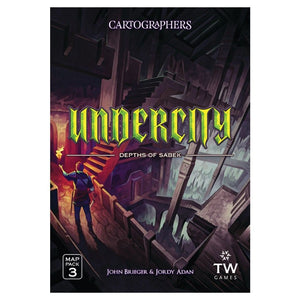 Cartographers Map Pack 3: Undercity, Depths of Sabek Board Games Thunderworks Games   