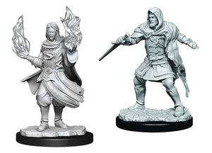 Critical Role Unpainted Miniatures Male Hollow One Rogue & Sorcerer (90380) Miniatures WizKids   