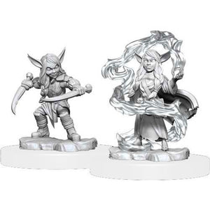 Critical Role Unpainted Miniatures Female Goblin Sorcerer and Rogue (90388) Miniatures WizKids   