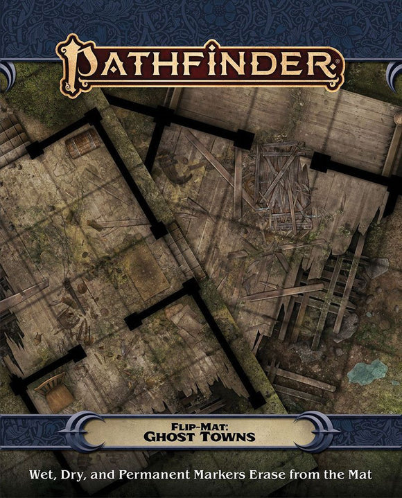 Pathfinder RPG Flip-Mat Ghost Towns  Paizo   