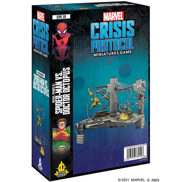 Marvel Crisis Protocol Rival Panels: Spider-Man vs Doctor Octopus Miniatures Atomic Mass Games   