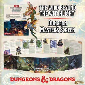 D&D 5e Dungeon Master's Screen: Wild Beyond the Witchlight Role Playing Games Gale Force Nine   