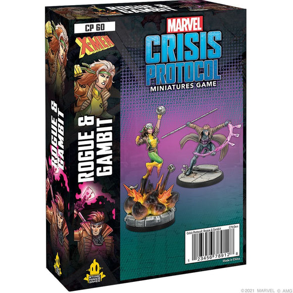 Marvel Crisis Protocol Rogue & Gambit Miniatures Atomic Mass Games   