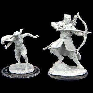 Critical Role Unpainted Miniatures Verdant Guard Marksman & Satyr (90474)  WizKids   