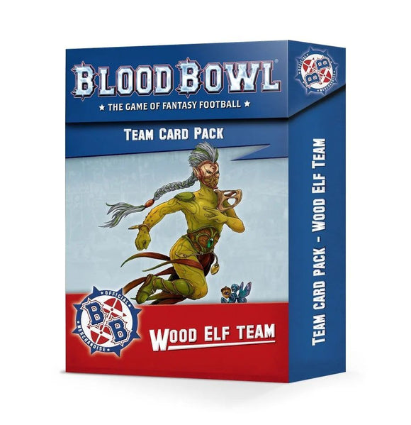 Blood Bowl Wood Elf Team Card Pack Miniatures Games Workshop   