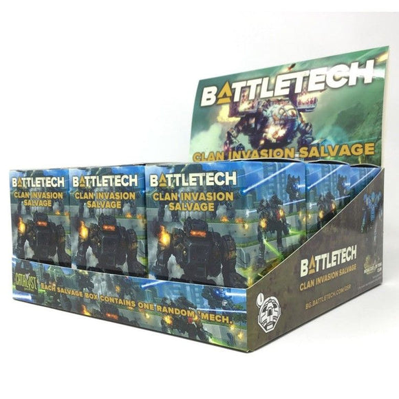 BattleTech Clan Invasion Salvage Blind Box Miniatures Catalyst Game Labs