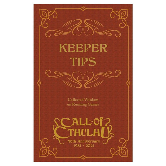 Call of Cthulhu Keeper Tips  Chaosium   