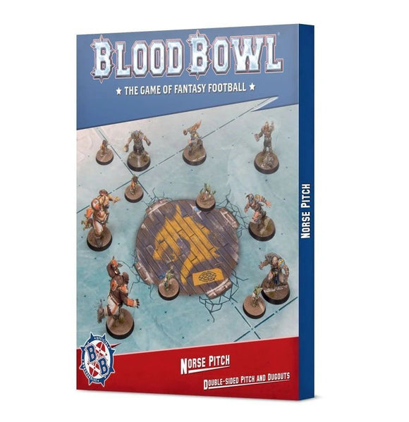 Blood Bowl Norse Team Team: Double-Sided Pitch & Dugouts Miniatures Games Workshop   