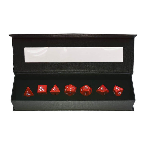 18395 D&D Heavy Metal Dice Red Dice Ultra Pro   