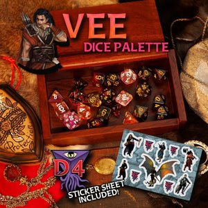 Vee Dice Palette from D4  Die Hard Dice   