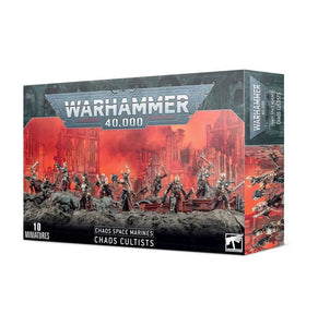 Warhammer 40K Chaos Space Marines: Chaos Cultists Miniatures Games Workshop   