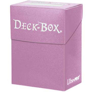 Ultra Pro Solid Deck Box Pink (82481) Supplies Ultra Pro   