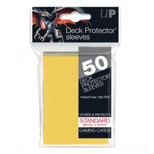 Ultra Pro Standard Card Game Sleeves 50ct Yellow (82675) Board Games Ultra Pro   