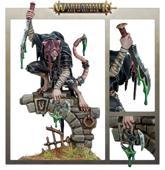 Age of Sigmar Skaven: Deathmaster Miniatures Games Workshop   