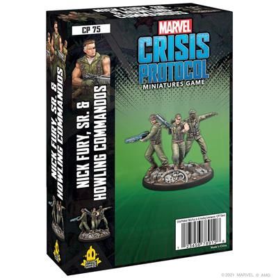 Marvel: Crisis Protocol - Nick Fury Sr. & Commandos Miniatures Atomic Mass Games   