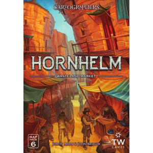 Cartographers Map Pack 6: Hornhelm, Wasteland Market Board Games Thunderworks Games   