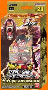 Dragon Ball Super TCG: Zenkai series: [SD20] Starter Deck: Yellow Transformation Trading Card Games Bandai   