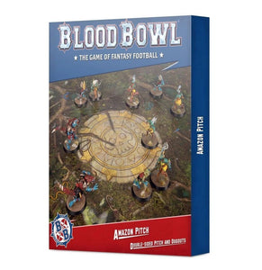 Blood Bowl Amazon Team: Double-Sided Pitch & Dugouts Miniatures Games Workshop   