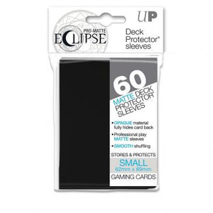 Ultra Pro Small Card Game Sleeves 60ct PRO-Matte Eclipse Black (85386) Supplies Ultra Pro   