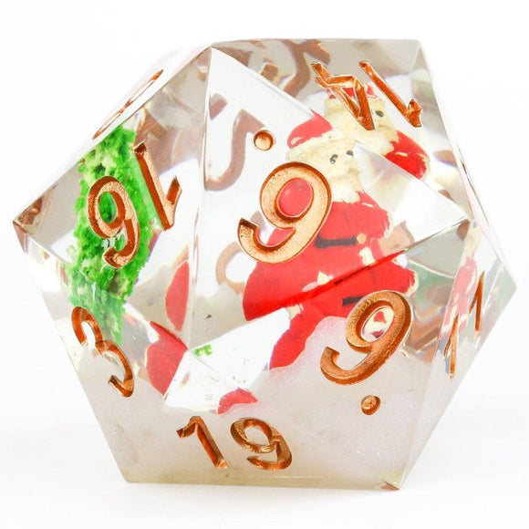 d20 Santa 54mm Dice Sirius Dice   