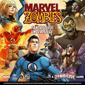 Marvel Zombies Fantastic 4 Under Siege Kickstarter Edition Board Games Cool Mini or Not   