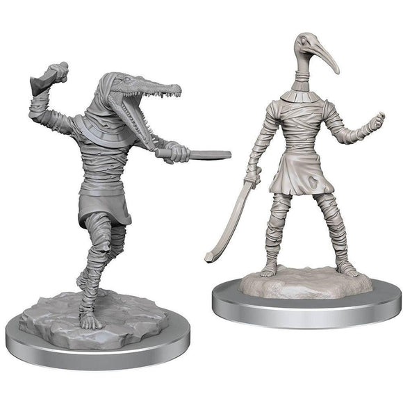 NPC Mummies (Crocodile & Bird) Miniatures WizKids   