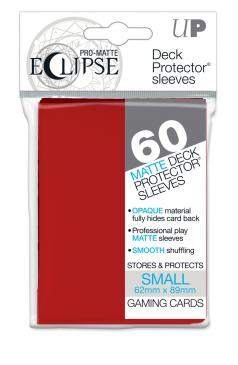 Ultra Pro Small Card Game Sleeves 60ct PRO-Matte Eclipse Apple Red (85830) Supplies Ultra Pro   