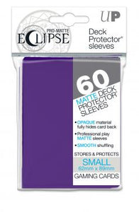 Ultra Pro Small Card Game Sleeves 60ct PRO-Matte Eclipse Royal Purple (85832) Supplies Ultra Pro   