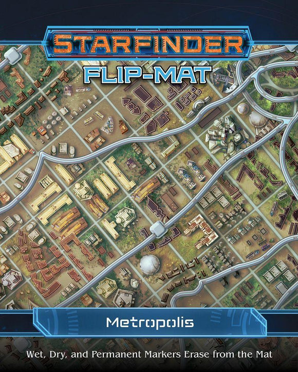 Starfinder Flip Mat Metropolis  Paizo   