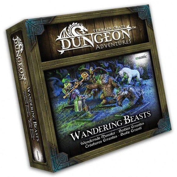 Terrain Crate: Dungeon Adventure Wandering Beasts Miniatures Mantic Games   