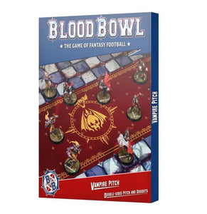 Blood Bowl Vampire Team: Double-Sided Pitch & Dugouts Miniatures Games Workshop   