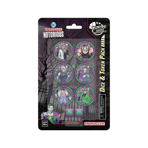 HCX DC Notorious Dice/Tokens  WizKids   