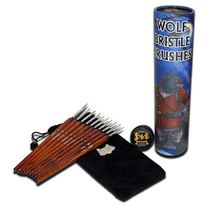 Wolf Bristle Brush Set Paints Chronicle RPG Accessories   