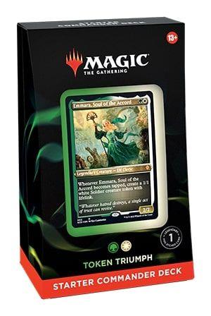 MTG Commander Starter Deck: Token Triumph Trading Card Games Wizards of the Coast   