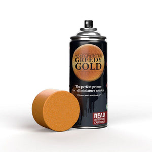 Color Primer Spray: Greedy Gold Paints Army Painter   