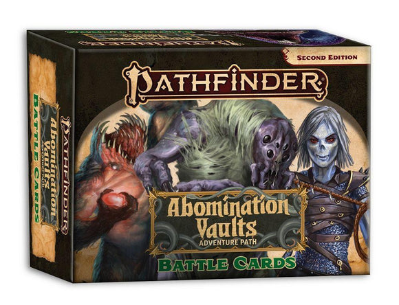 PF2 Abomination Vaults Battle Cards  Paizo   