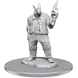 Magic the Gathering Unpainted Miniatures: Freelance Muscle and Rhox Pummeler Miniatures WizKids   