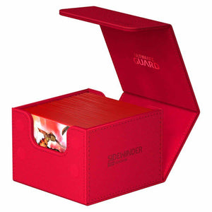 Ultimate Guard Sidewinder Deck Box: Monocolor Red 133+ Supplies Ultimate Guard   