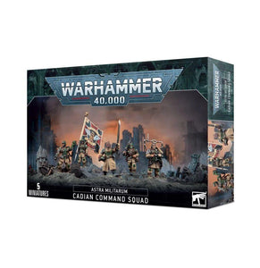 Warhammer 40K Astra Militarum: Cadian Command Squad  Games Workshop   