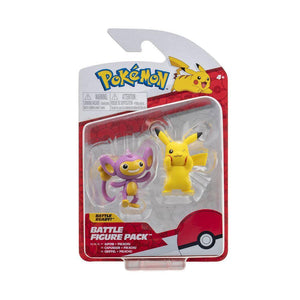 Pokemon Aipom & Pikachu Battle Figure  JBK International   