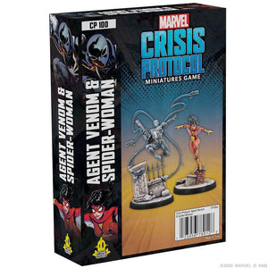 Marvel Crisis Protocol Agent Venom & Spider-Woman Miniatures Atomic Mass Games   