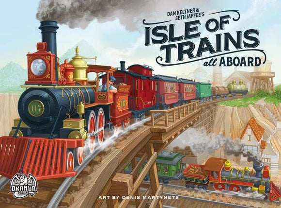 Isle of Trains All Aboard KS Board Games Dranda Games   