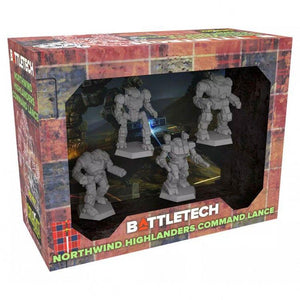 Battletech Northwind Highlanders Command Lance Miniatures Catalyst Game Labs   