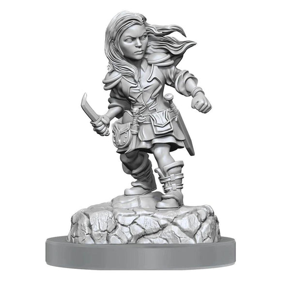 Player Character: Halfling Rogue - Female Miniatures WizKids   