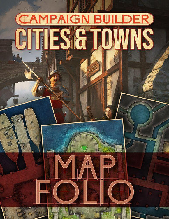 Campaign Builder: Cities & Towns Map Folio  Paizo   