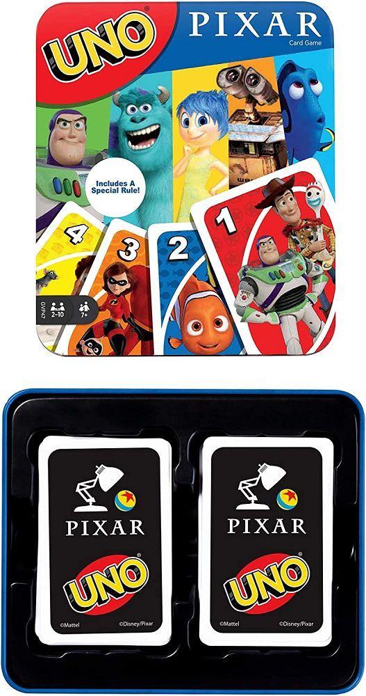 UNO Pixar 25th Anniversary Tin  Mattel, Inc   