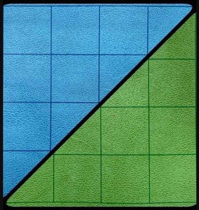 Blue-Green Squares Battlemat  Chessex   