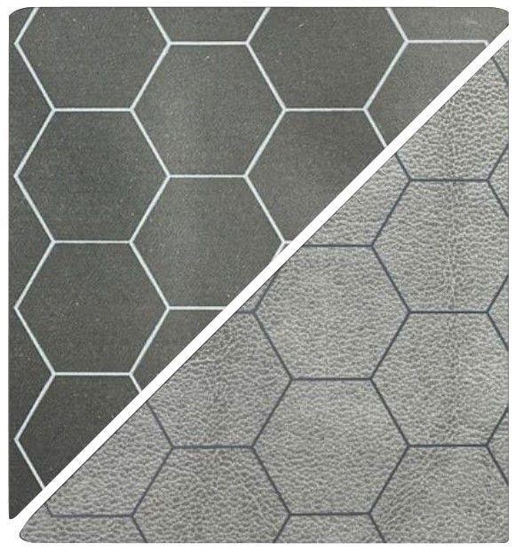 Black-Gray Hexes Battlemat  Chessex   