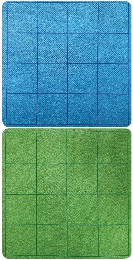 Blue-Green Squares Megamat  Chessex   