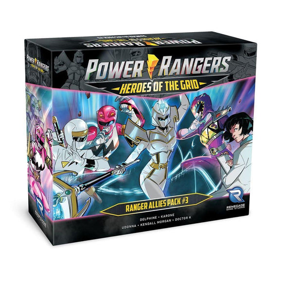 Power Rangers Heroes of the Grid: Ranger Allies Pack 3 Miniatures Renegade Game Studios